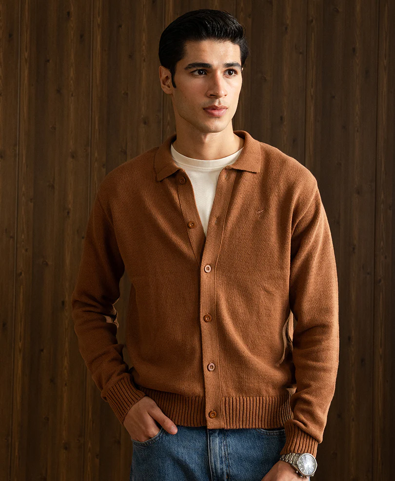 Beige POLO Cardigan - Image 5