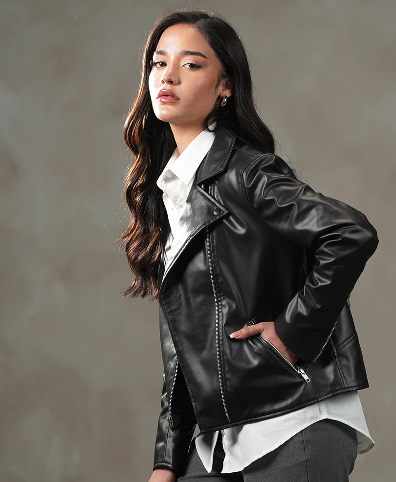 Biker Silver Jacket (Women) - Image 10