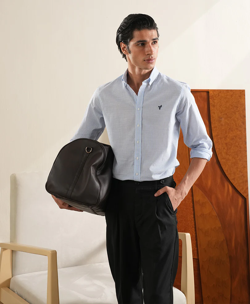 Black Adjustable Pleated Pants - Image 7
