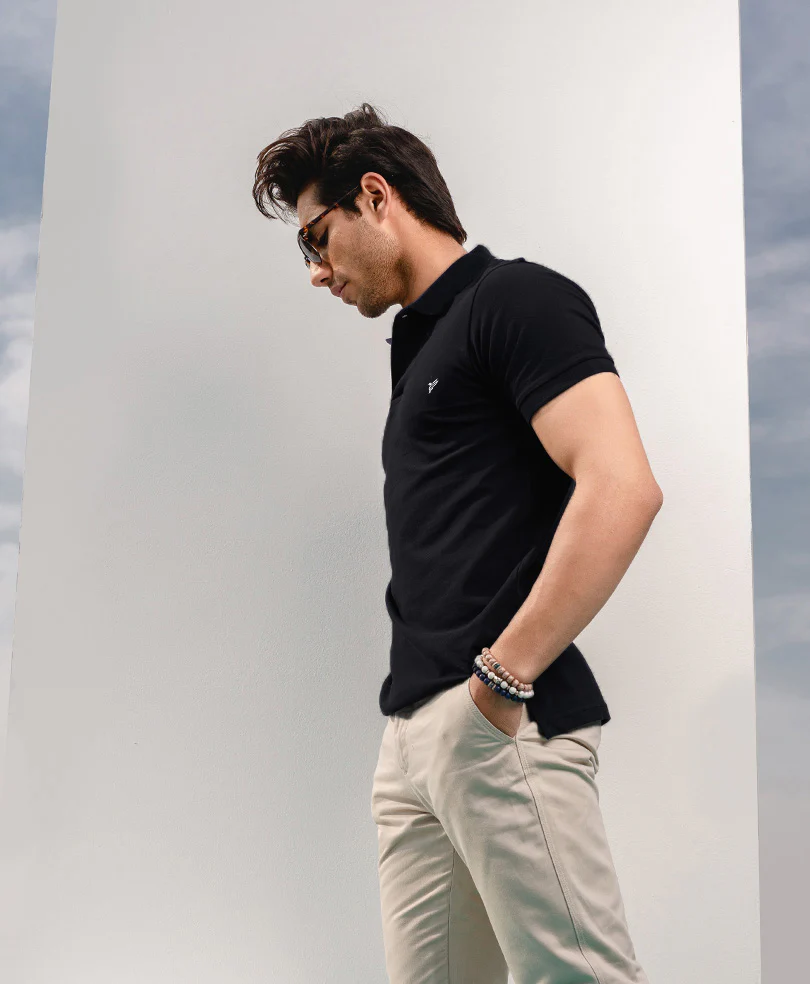 Black Basic POLO - Image 3