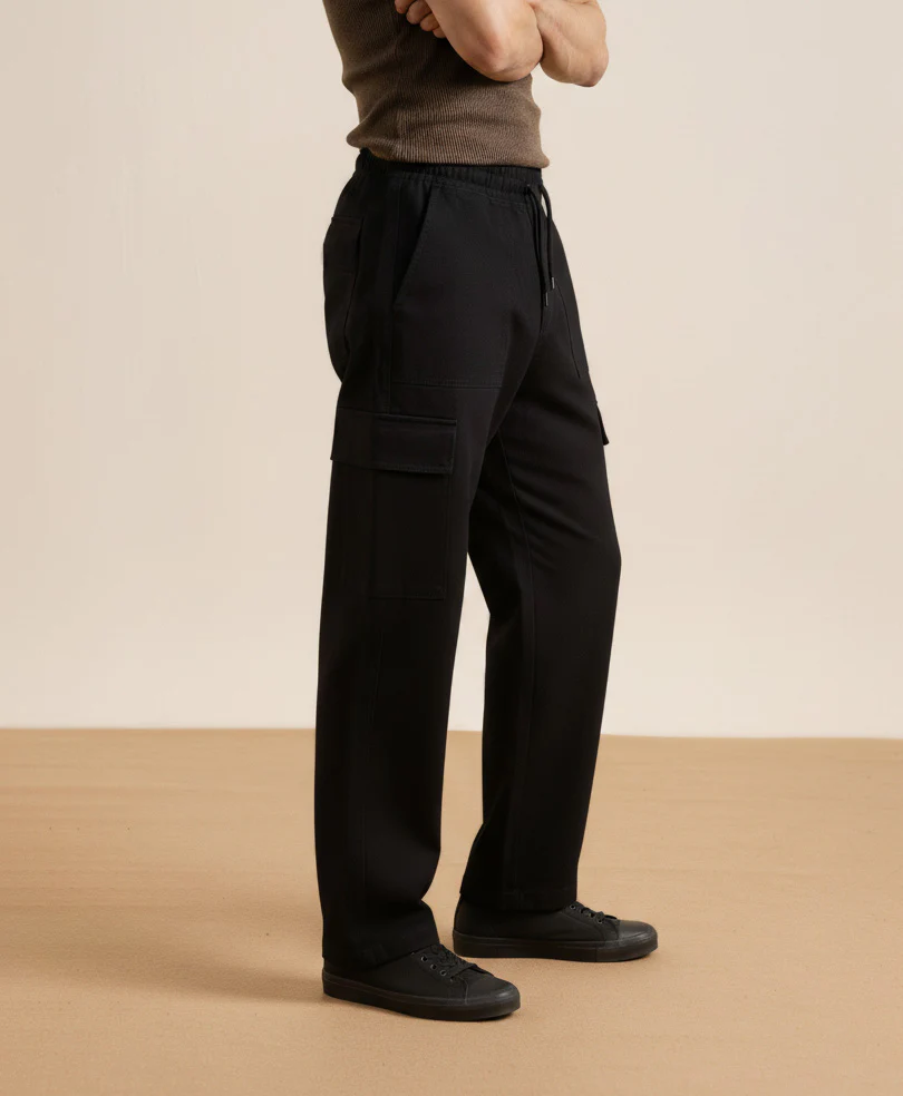 Black Denim Trouser - Image 3