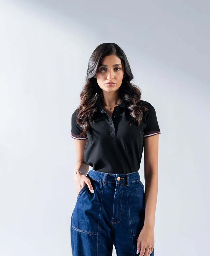 Black Sports POLO (Women) - Image 3