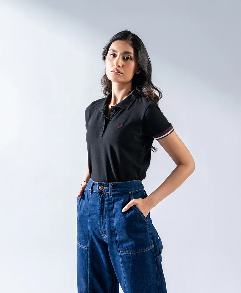Black Sports POLO (Women) - Image 4