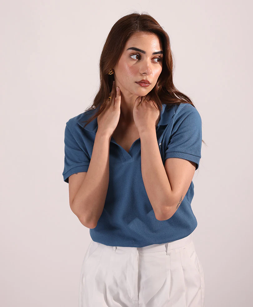 Blue Steel Popcorn POLO (Women) - Image 2