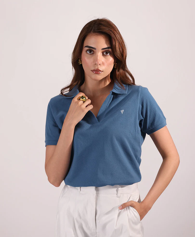 Blue Steel Popcorn POLO (Women) - Image 3