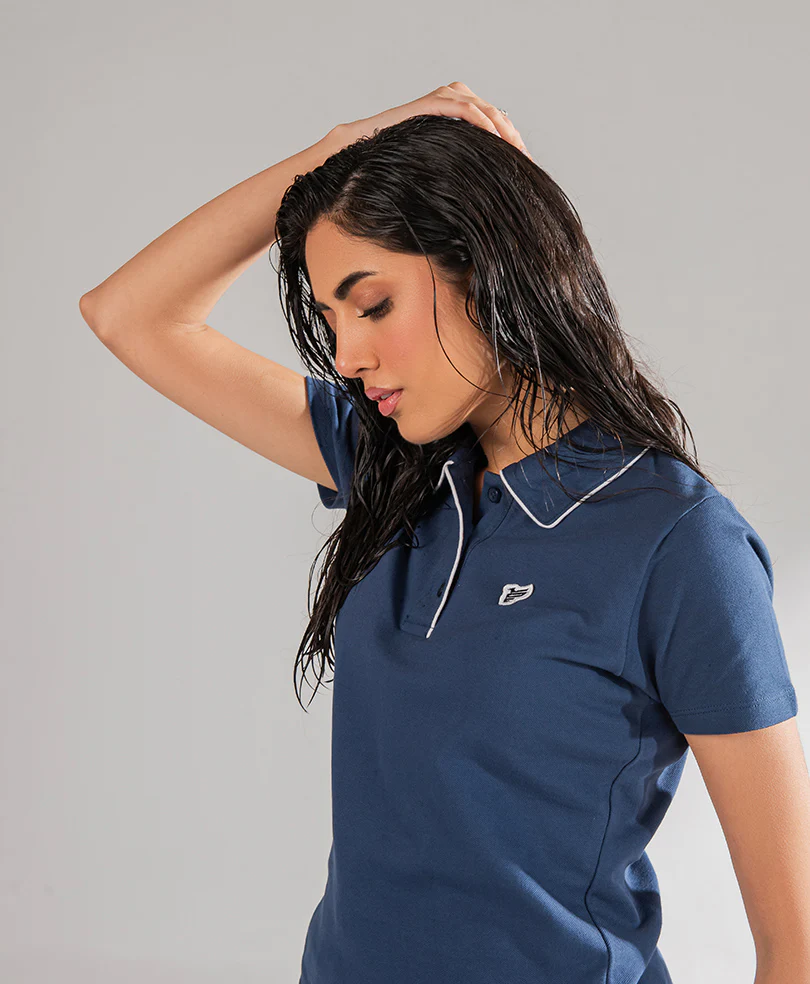 Blue Tennis POLO (Women) - Image 3