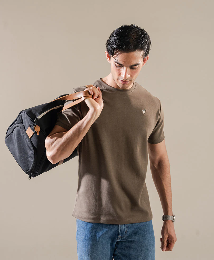 Brown Interlock Crew - Image 3