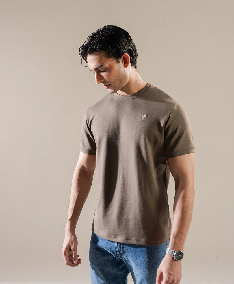 Brown Interlock Crew - Image 5