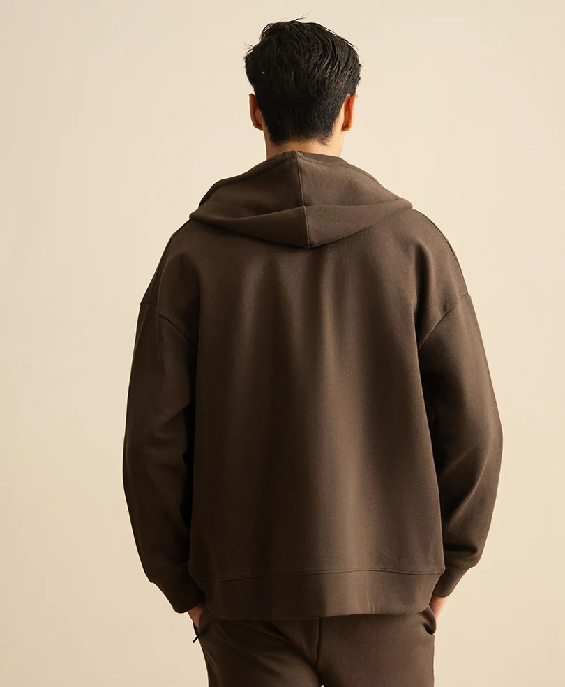 Chocolate Ease Zip Up Hoodie - Image 4