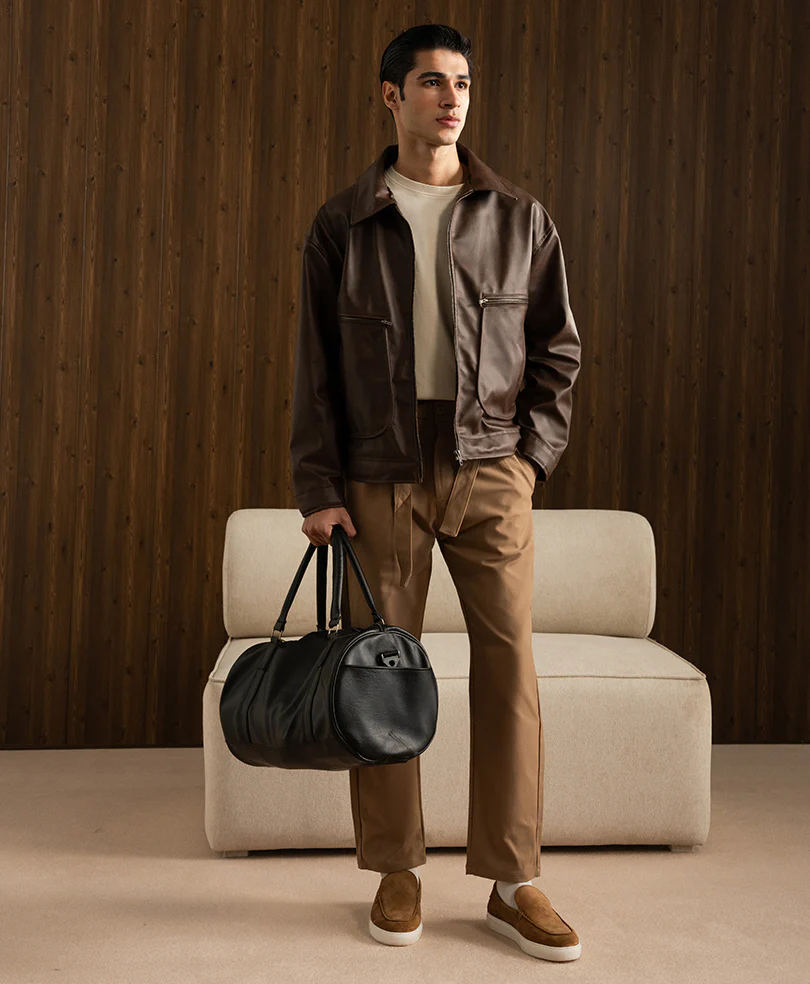 Coffee Fitted Hero Trouser Pant - Image 7