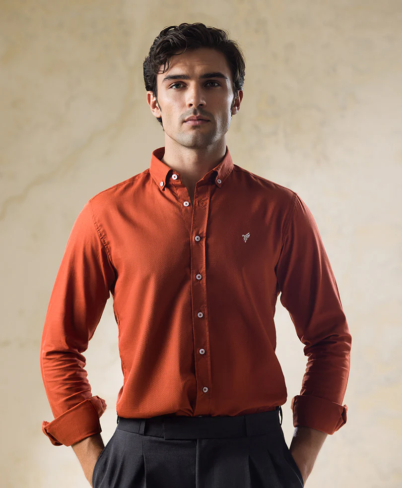 Copper Oxford Shirt (Slim / Modern Fit) - Image 4