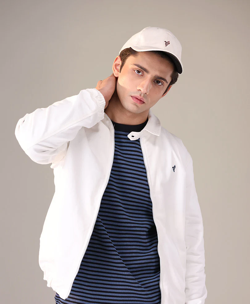 Cream FITTED Cap - Image 6