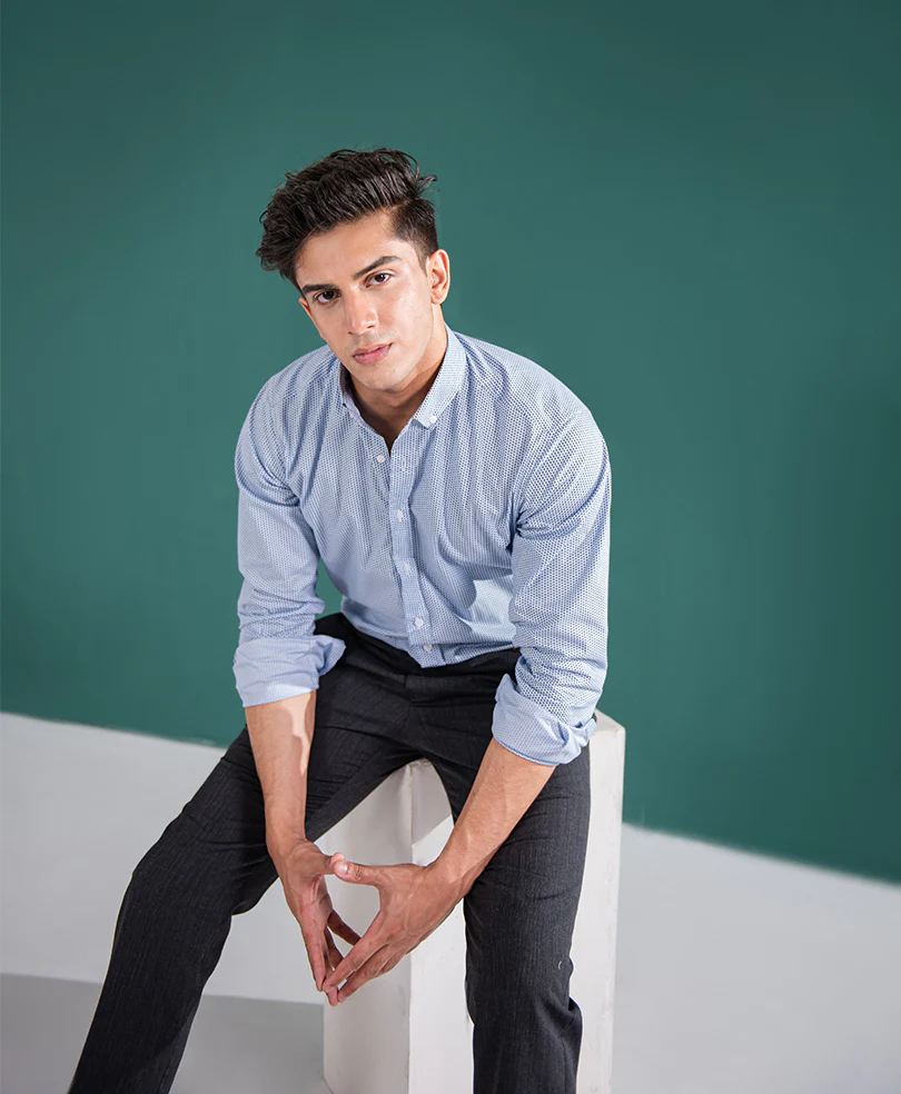 Diamond Printed Shirt (Slim / Modern Fit) - Image 4