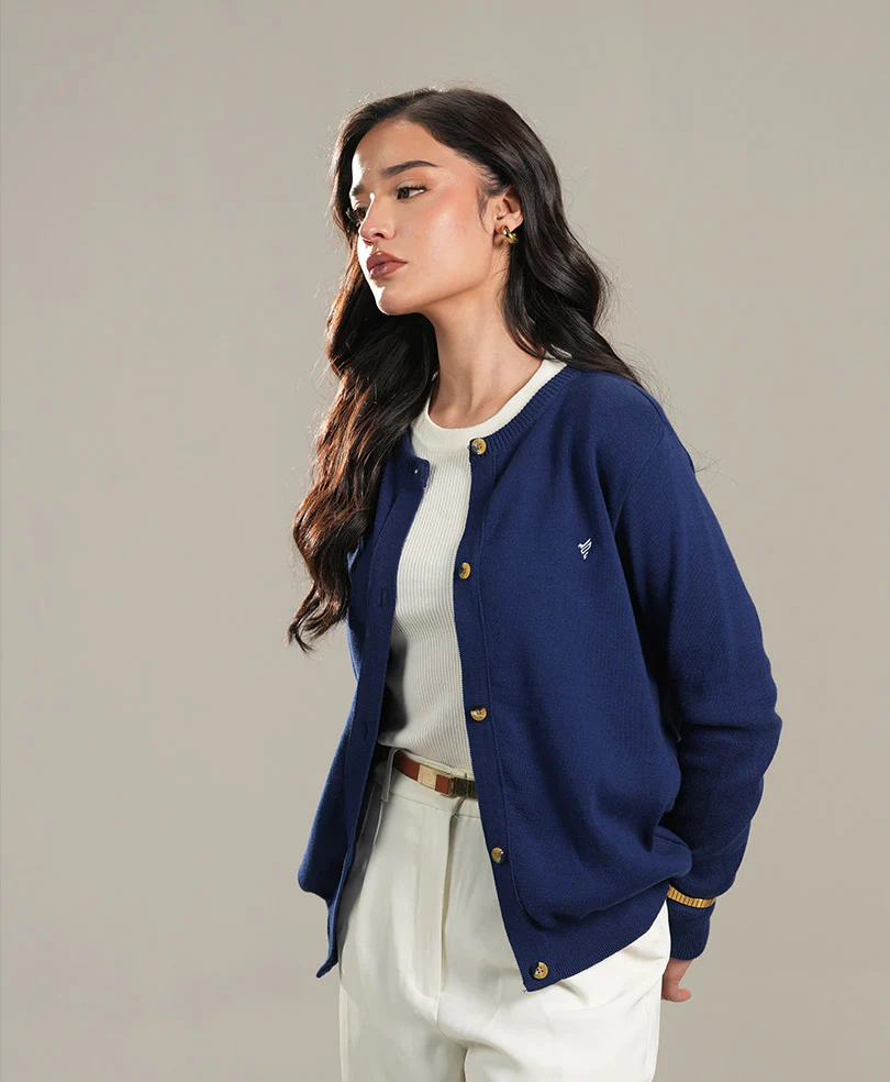 DK Blue Cardigan (Women) - Image 2