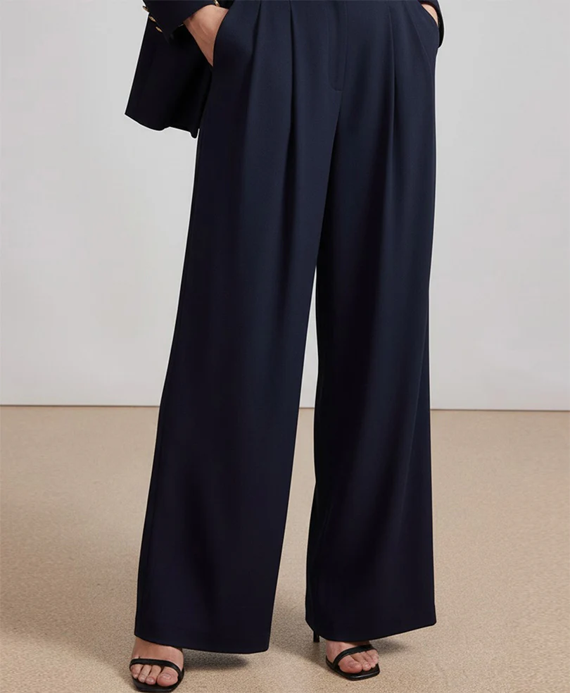 Dk Navy Formal Wide Leg Pants (Women) - Image 5