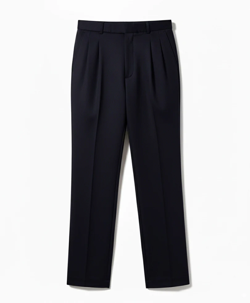 Dk Navy Pleated Dress Pant - Image 4