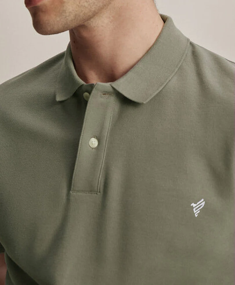 Olive Basic POLO - Image 4