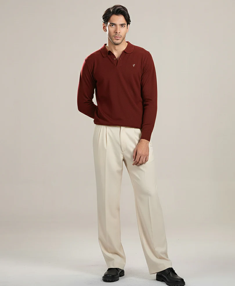 DK Rust Full Sleeve POLO - Image 3