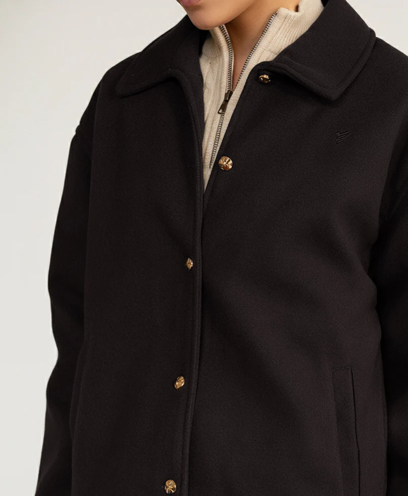 Evening Chocolate Wool Jacket (Women) - Image 2