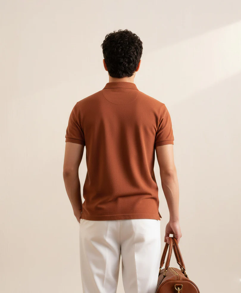 Ginger Brown Basic POLO - Image 7