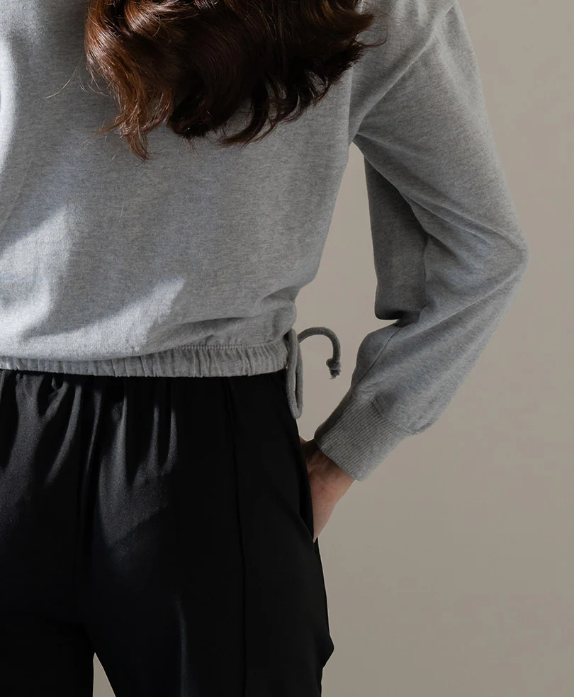 Grey Adjustable Sweatshirt (Women) - Image 2