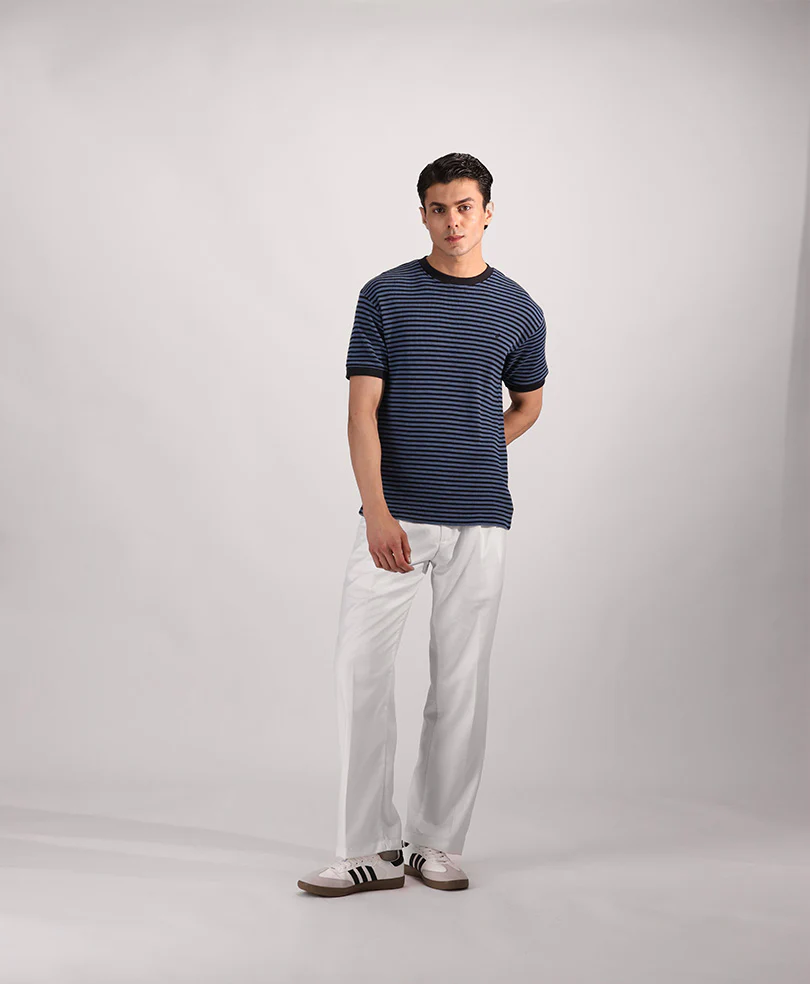 Knitted Striper Crew - Image 3