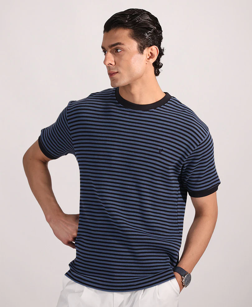 Knitted Striper Crew - Image 4