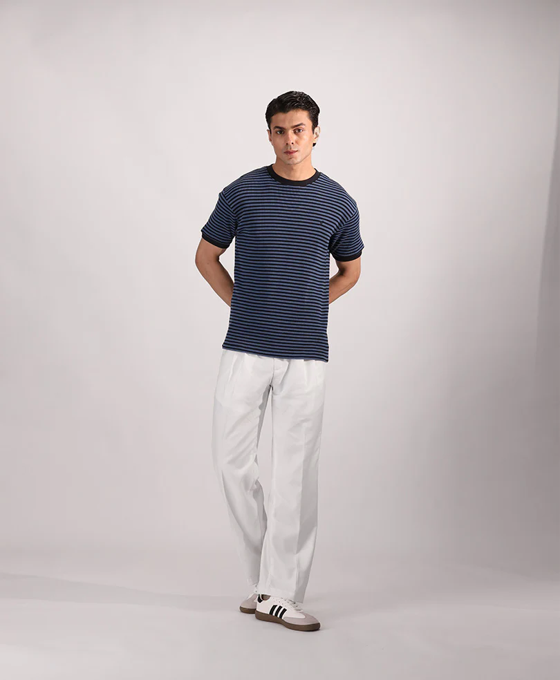 Knitted Striper Crew - Image 5