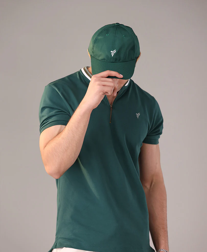 Lt Green FITTED Cap - Image 4