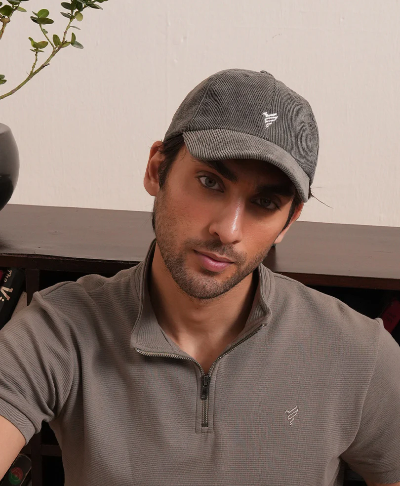 Light Olive Suede Cap - Image 3