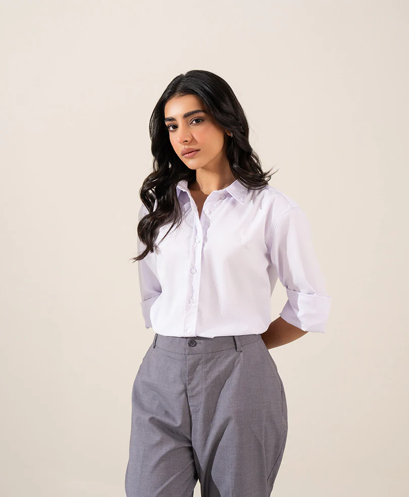 Lilac Oxford Shirt (Women) - Image 3