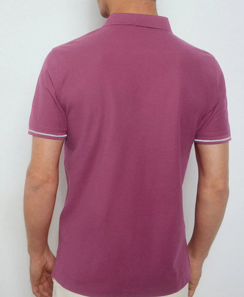 Fuchsia Basic POLO - Image 4