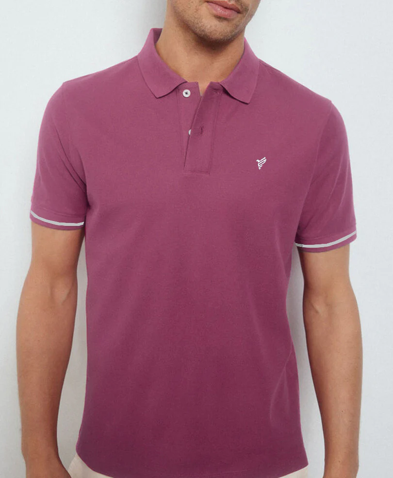 Fuchsia Basic POLO - Image 5