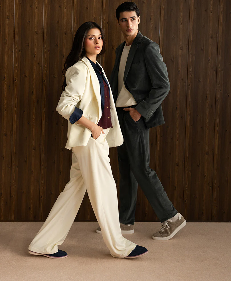 Lunar Off White Corduroy Blazer (Women) - Image 3