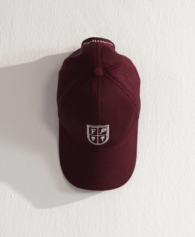 Maroon Tennis Resort Cap - Image 6