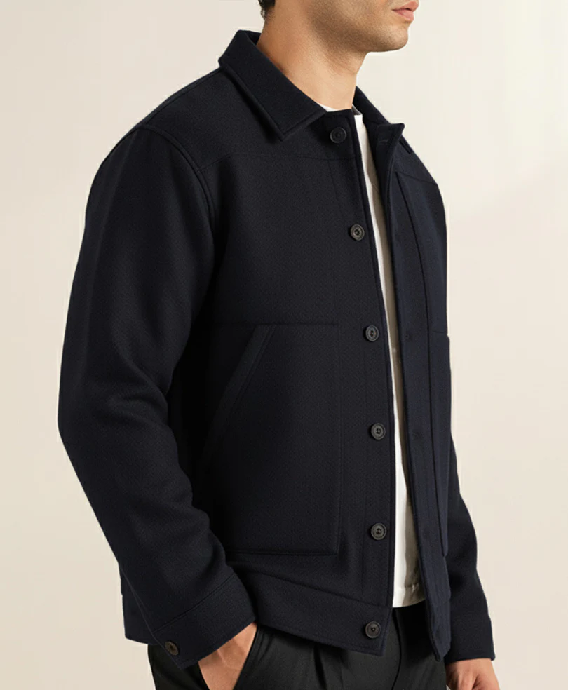 Navy Belmont Jacket - Image 3