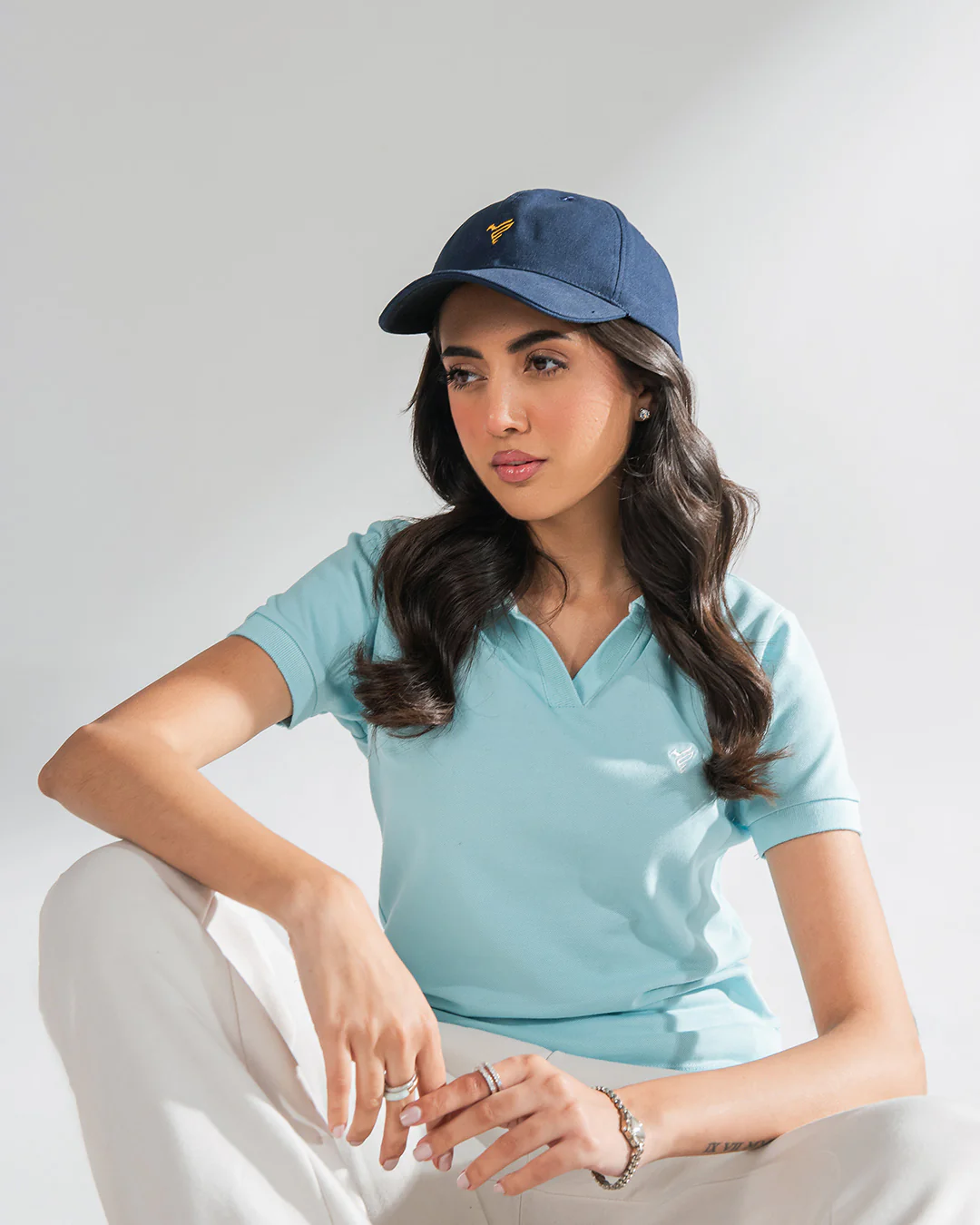 Navy FITTED Cap - Image 6