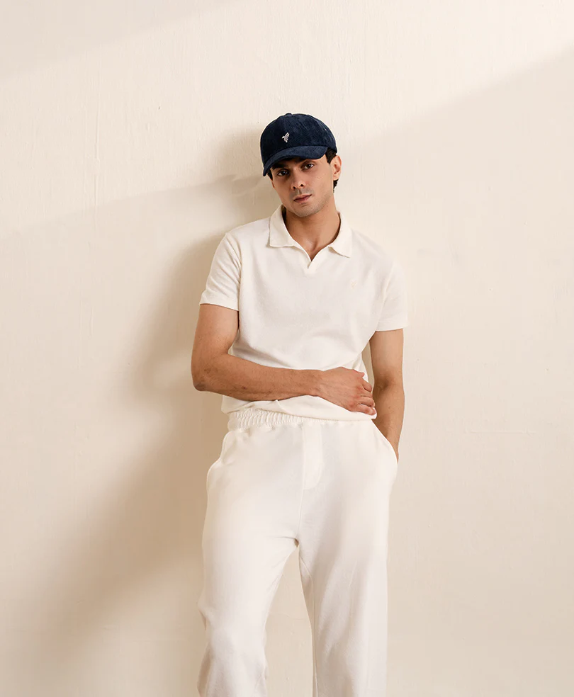 OFF White Waffle Trouser - Image 3