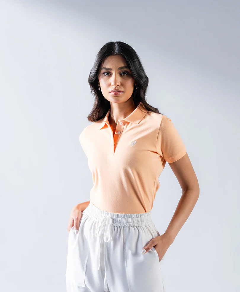 Peach Fuzz Basics POLO (Women) - Image 3
