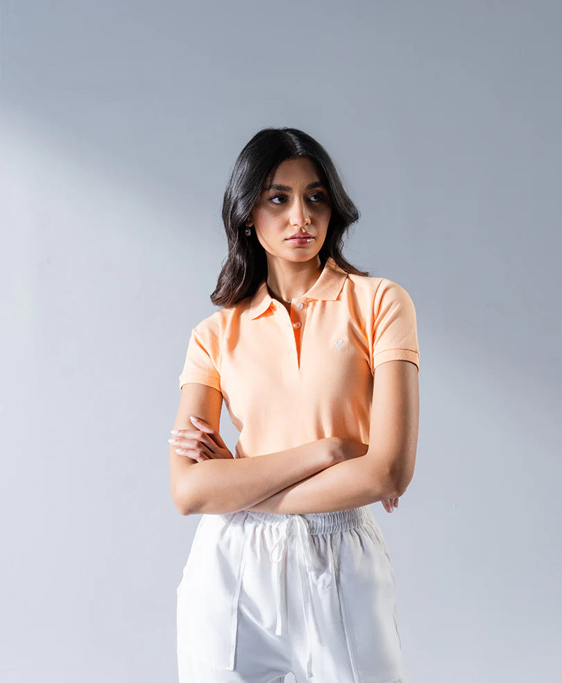 Peach Fuzz Basics POLO (Women) - Image 4