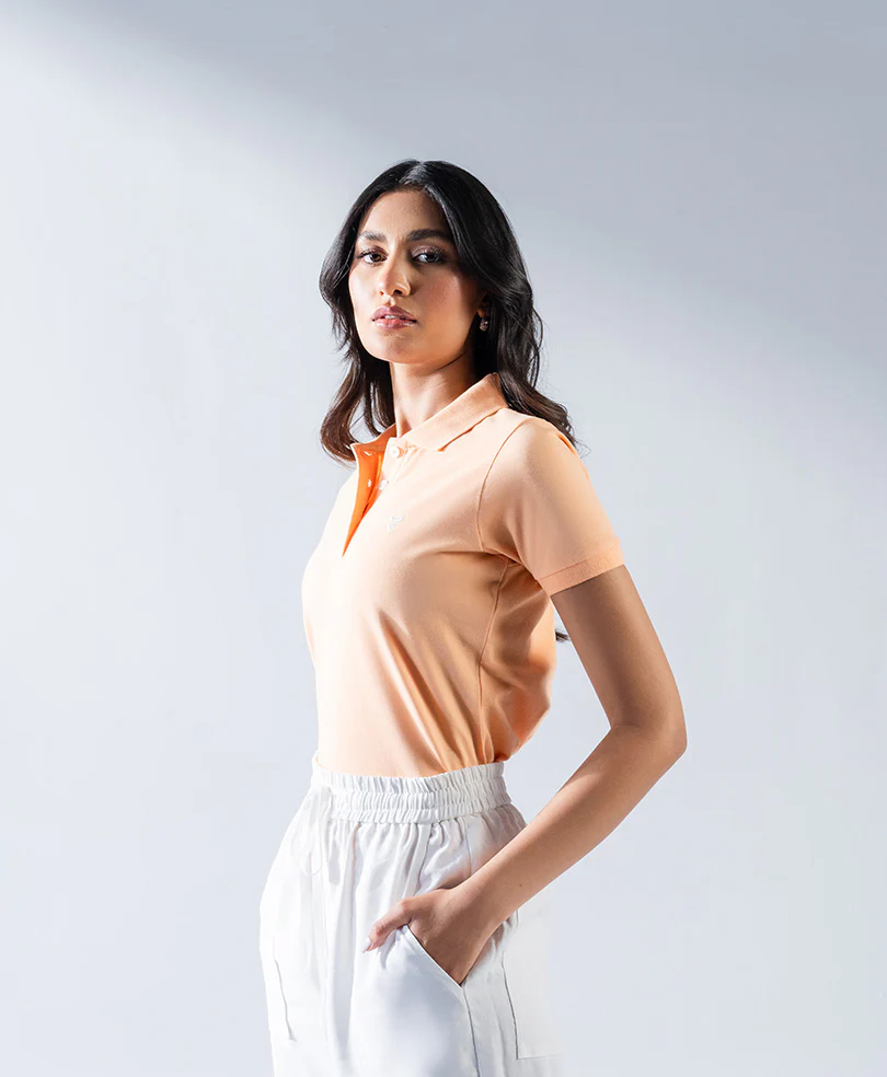Peach Fuzz Basics POLO (Women) - Image 8