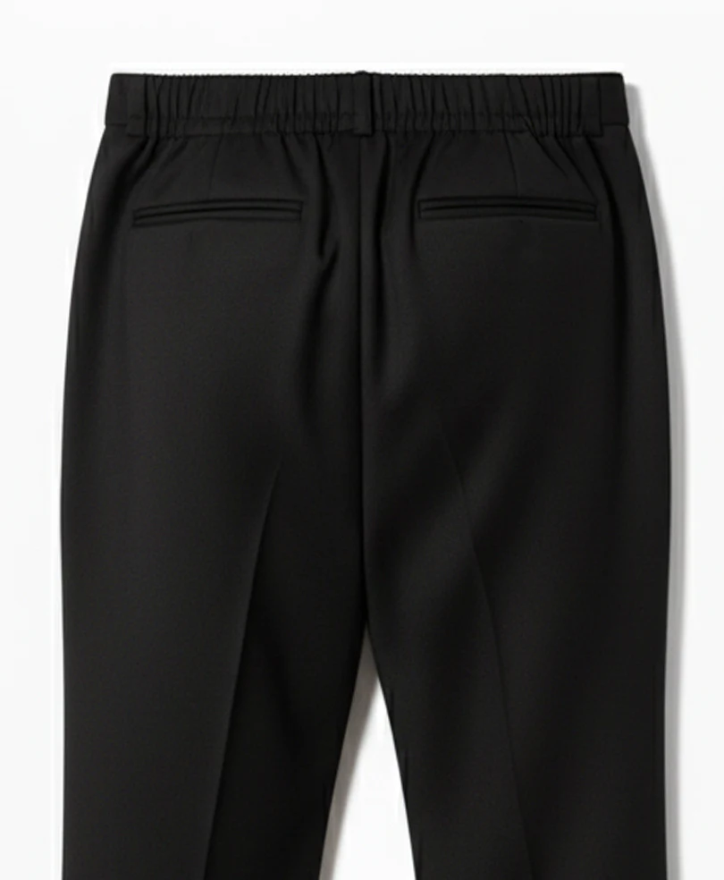 Black Pleated Dress Pant - Image 5