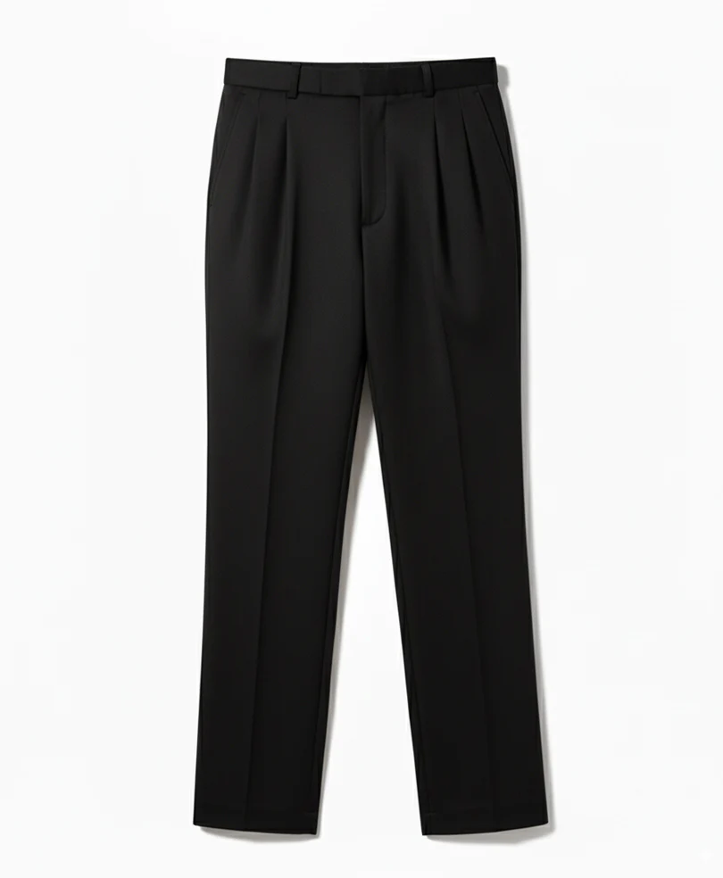 Black Pleated Dress Pant - Image 6