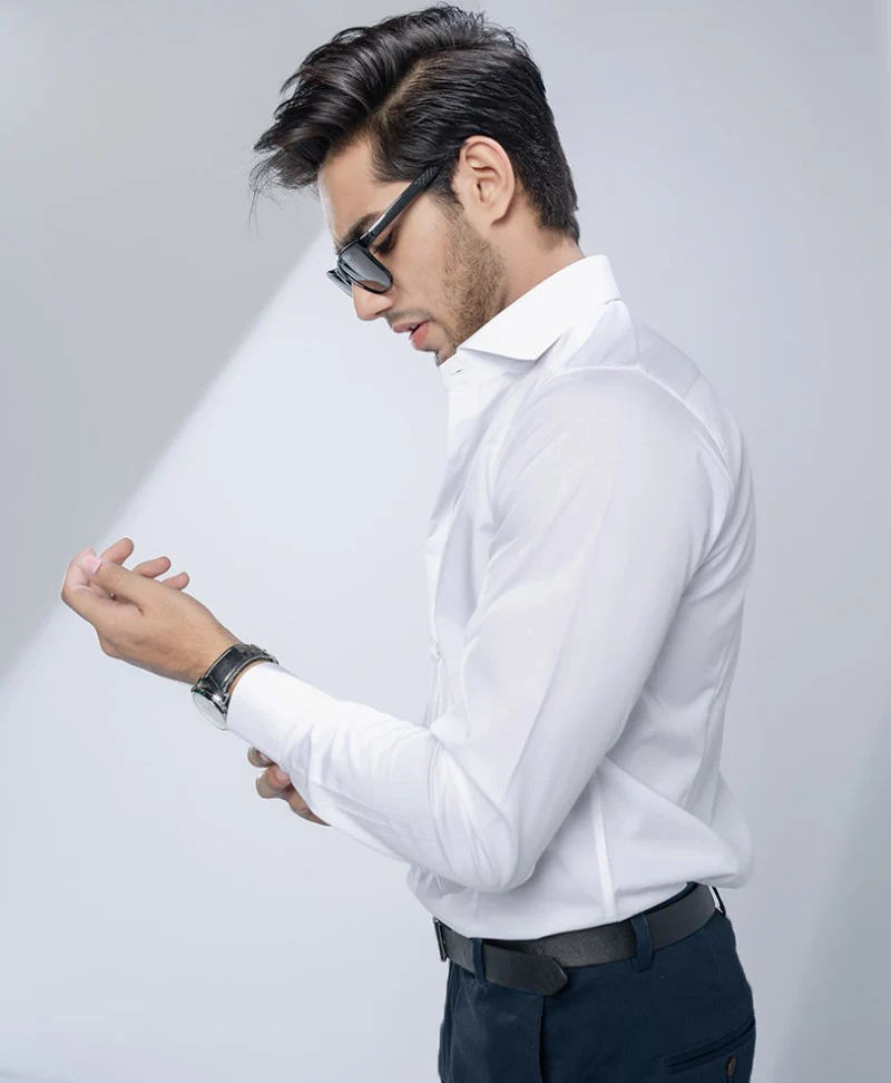 Pure White Shirt (Slim / Modern Fit) - Image 3