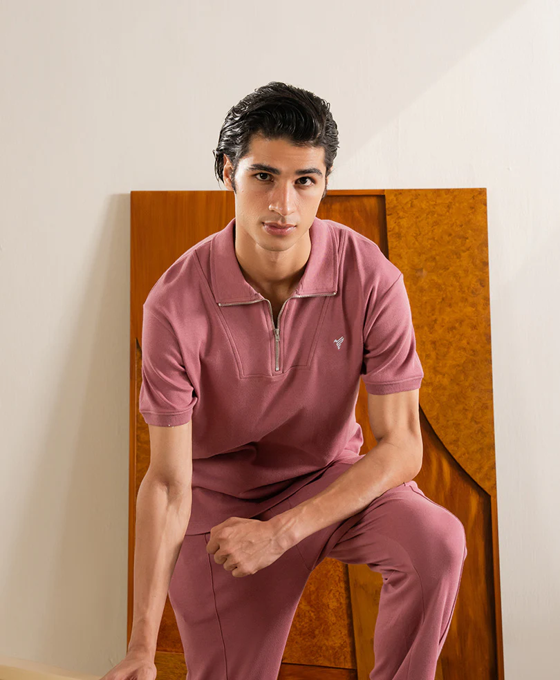 Purple Suave Interlock Trouser - Image 4