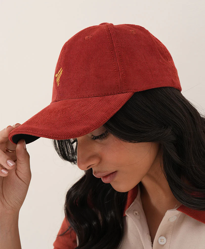 Rust Corduroy Cap - Image 3