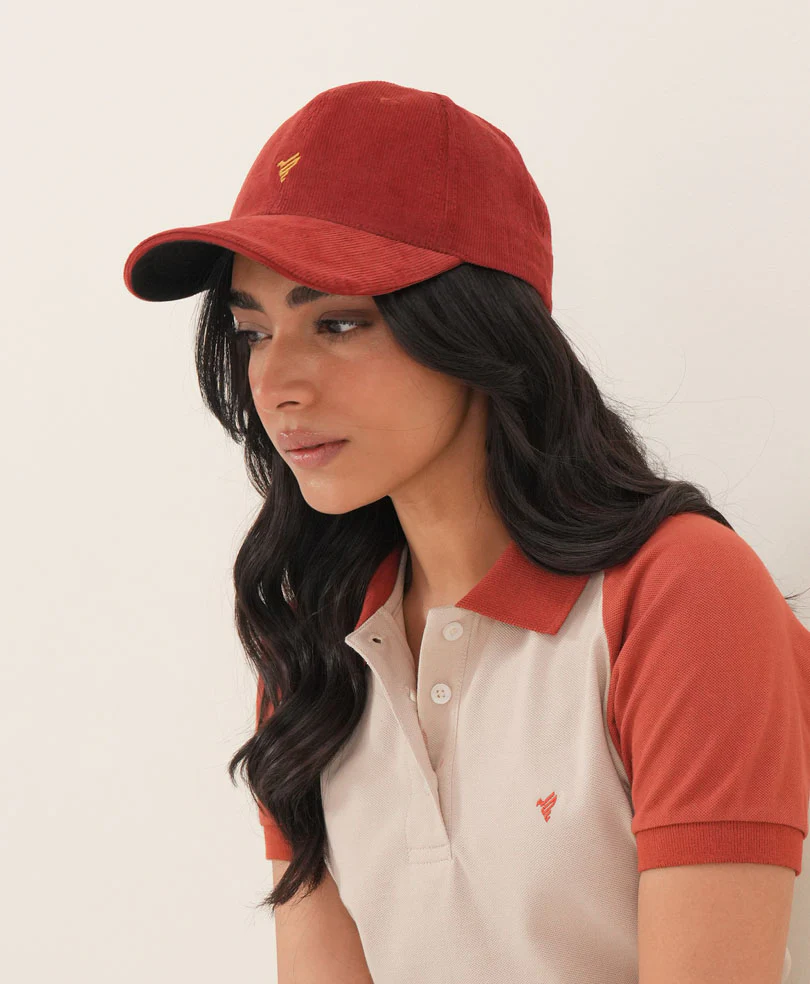 Rust Corduroy Cap - Image 4