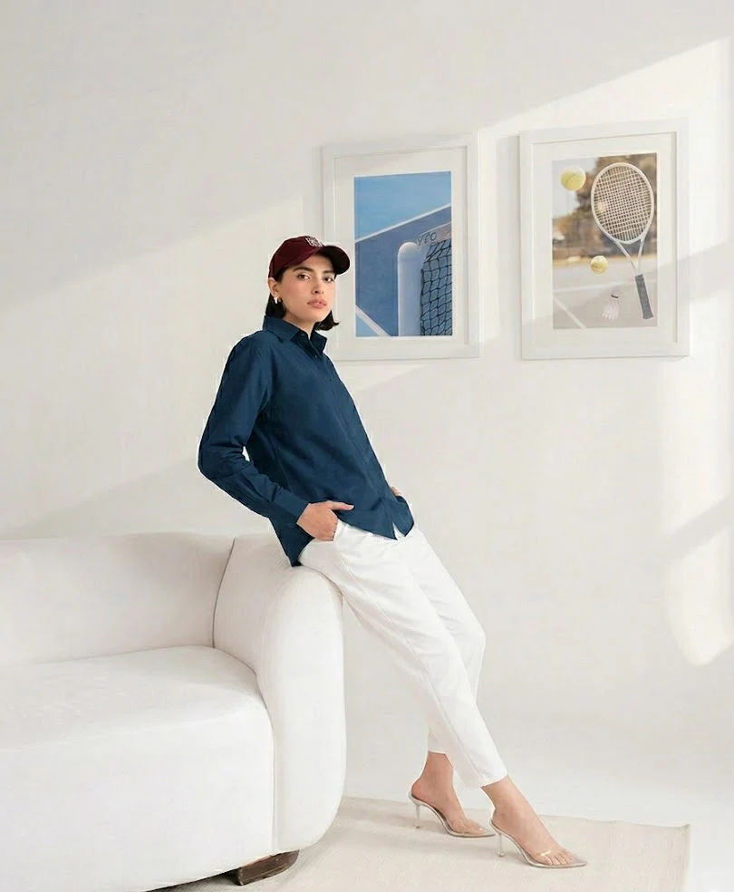 Sapphire Blue Shirt (Women) - Image 3