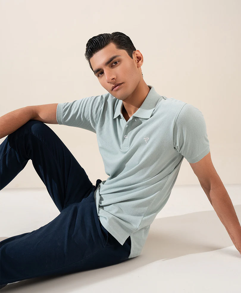 Sea Green Popcorn POLO - Image 2