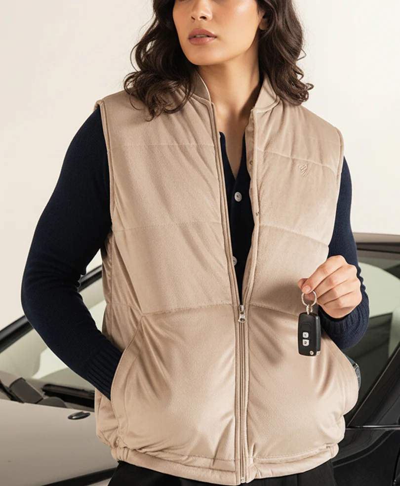 Skin Suede Sleeveless Jacket (Women) - Image 4